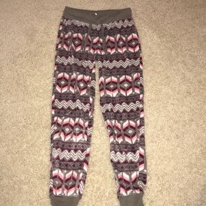 Aeropostale fleece pajama joggers